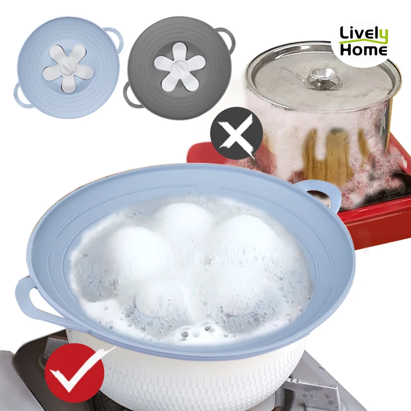 Силиконовая крышка пробка от протекания защита перелива для кастрюли