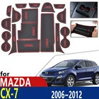 Противоскользящие резиновые чашки подушки Салонные подложки для Mazda CX-7 CX7 CX 7 2006  2012 аксессуары чехлы сидений автомобиля коврик для телефона 2007 2008 2009 2010