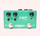 Педаль для гитарного эффекта MOSKY AMP TURBO 2-в-1 + классические эффекты Overdrive, полностью металлический корпус, истинное обходное гитарное аксессуары
