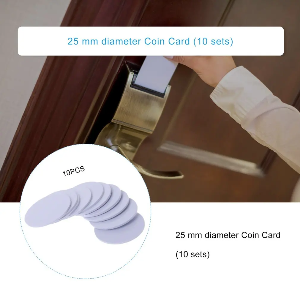 Ярлыки наклейки для телефона Доступные клейкие этикетки Rfid монетная карта 25 мм