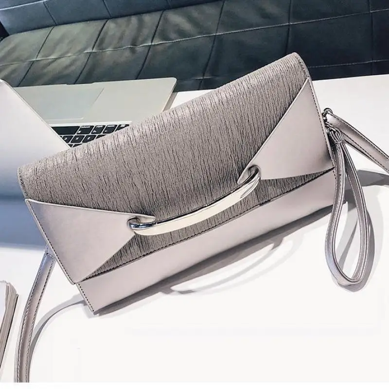 Новая модная брендовая дизайнерская сумка-конверт через плечо женский клатч