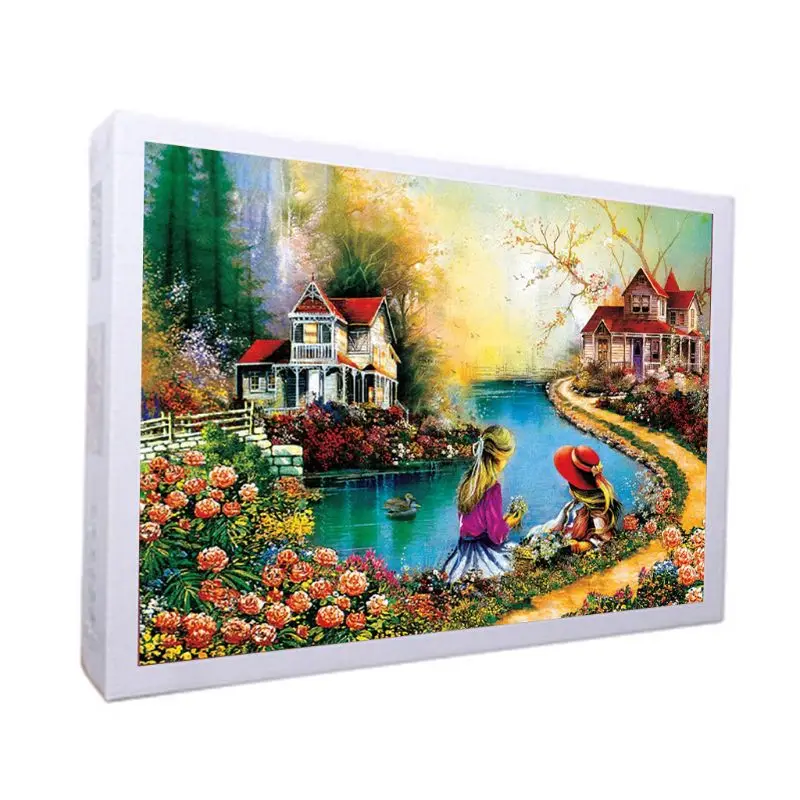 

Jigsaw Puzzles 1000 Pieces Paper Assembling Picture Landscape Puzzles Toys For Adults Children Kids Games Educational-Ideal Home