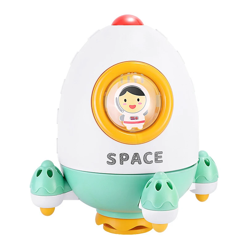 

Bath Toy Space Rocket Toddler Bath Toys Baby Bath Toy Rotating Spray Water for Baby Baby Shower Bath Toys for Toddlers