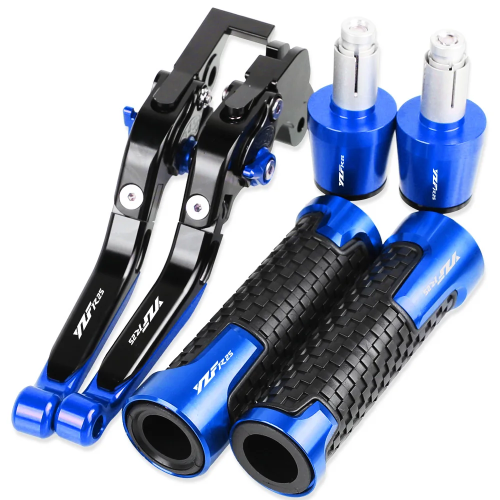 

For YAMAHA YZFR25 YZF-R25 2015 2016 2017 2018 2019 2020 YZF R25 Motorcycle Aluminum Brake Clutch Levers Handlebar Hand Grips End