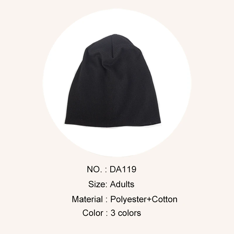 Geebro Новая женская шапка облегающие хлопковые однотонные полосатые шапки с