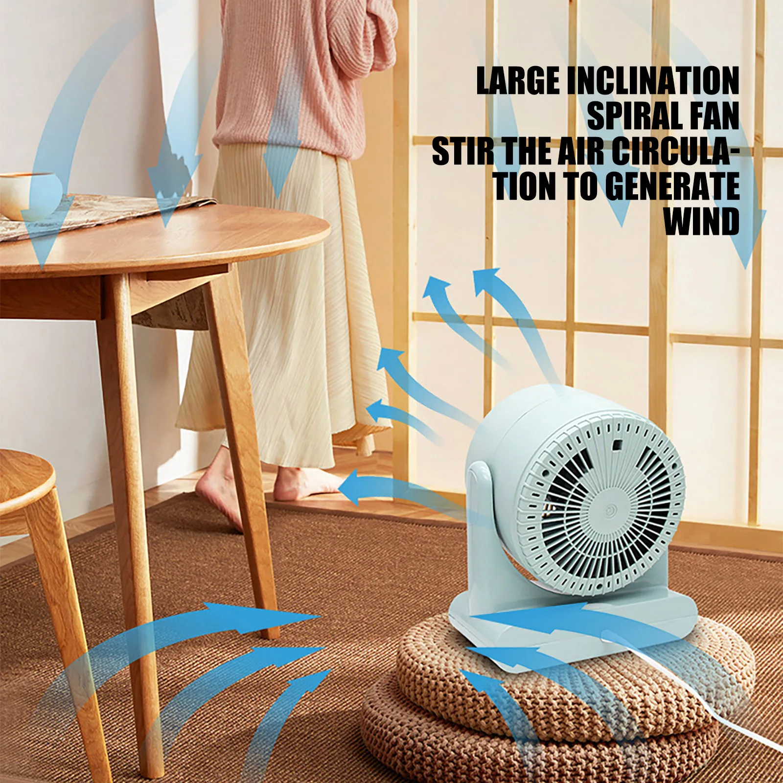 Новый 60 ° USB вентилятор охлаждения мини портативный 3 скоростной Съемный корпус