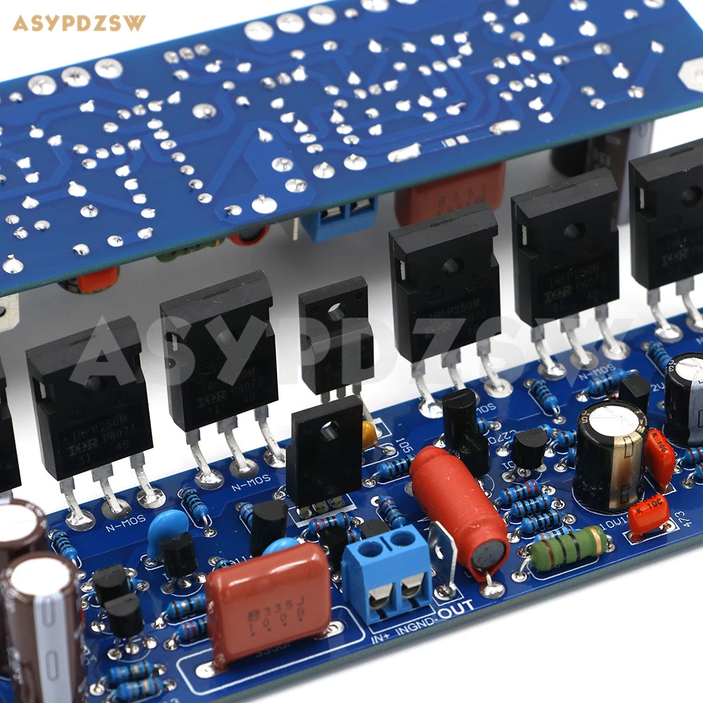 L150W 2-канальный 200 Вт MOSFET IRFP250*12 FET Усилитель мощности Готовая плата