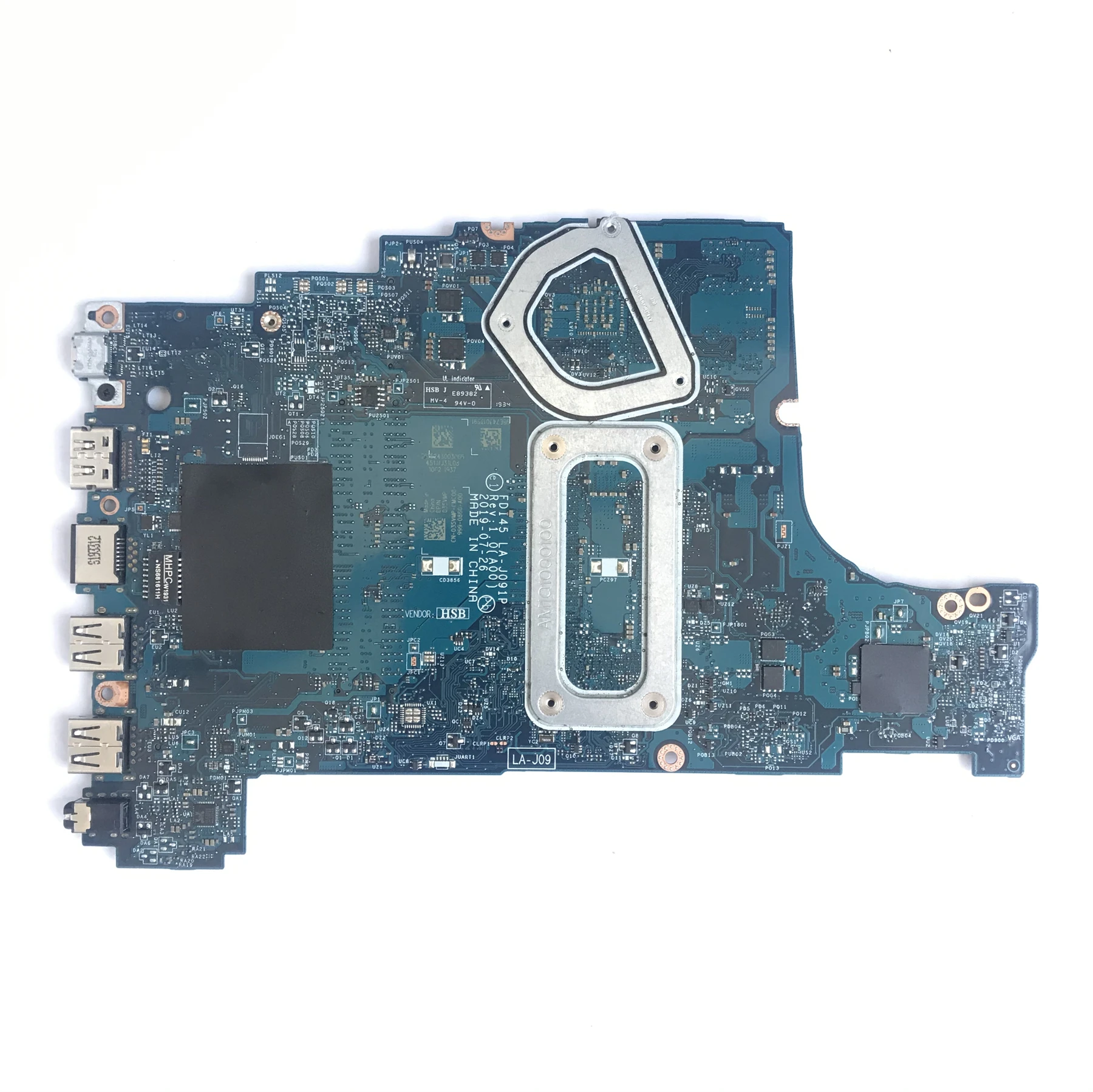 

CN-0N18YD 0N18YD N18YD For Dell Inspiron 3493 3593 5493 5593 Laptop Motherboard FDI45 LA-J091P With I7-1065G7 GTX1060 Tested OK