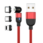 Магнитный кабель для зарядки и передачи данных, кабель Micro USB типа C для Samsung M10, A10, M20, M21, M30, M31, Xiaomi 11, 10, 9, Redmi Note 9S 8T, 10