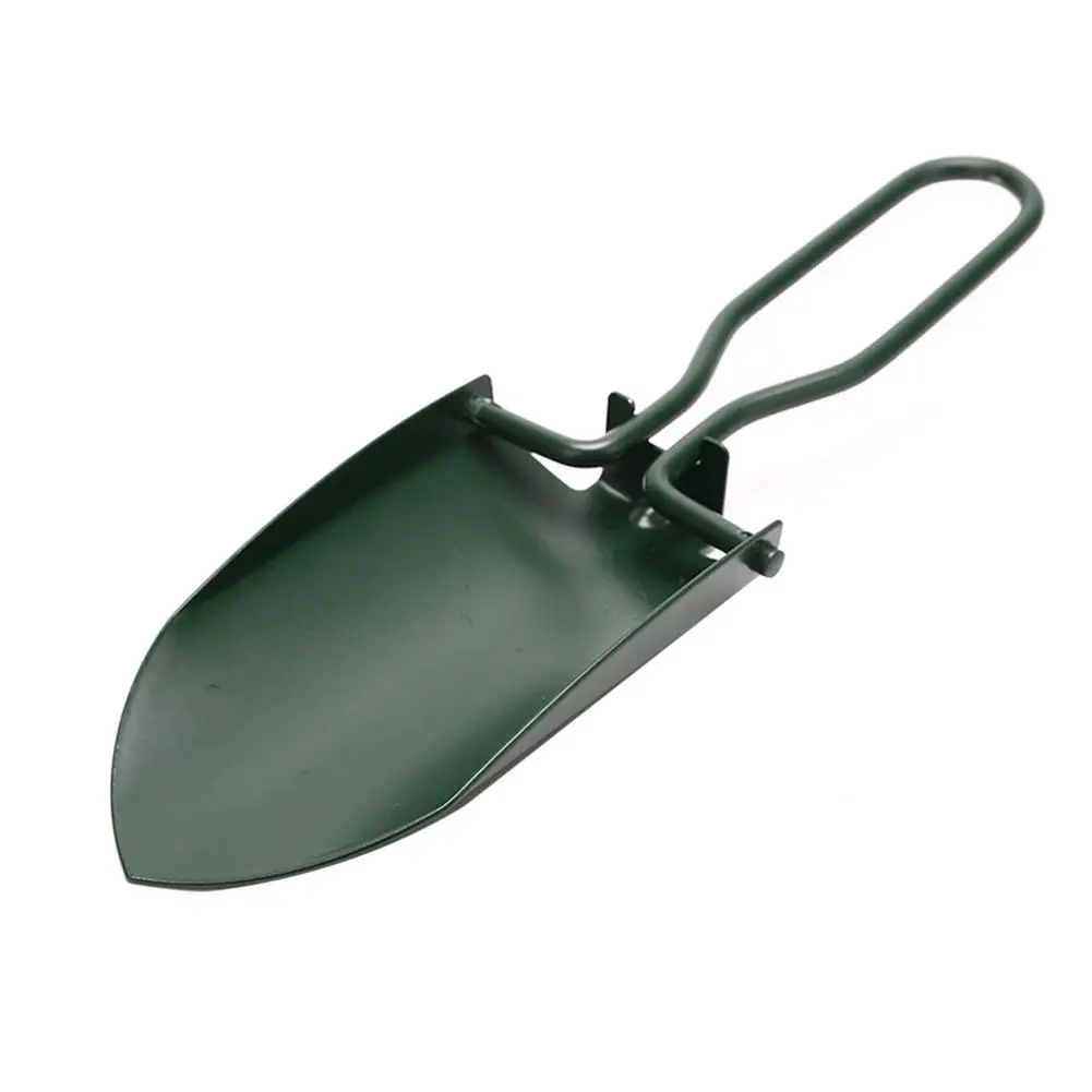 

Мини нержавеющая стальная садовая лопатка складной на открытом воздухе кемпинг лопаты Садоводство высадка инструменты