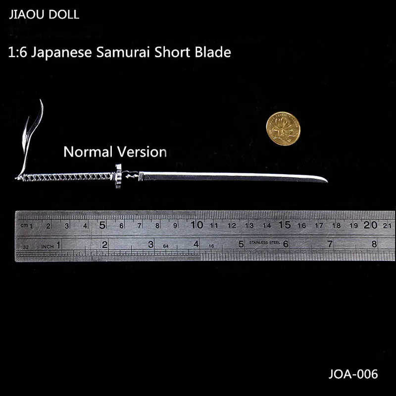 

1/6 Scale Japanese Samurai Sword JOA-006 Normal/Devil Version Weapon Model Fit 12" Action Figure Toys In Stock