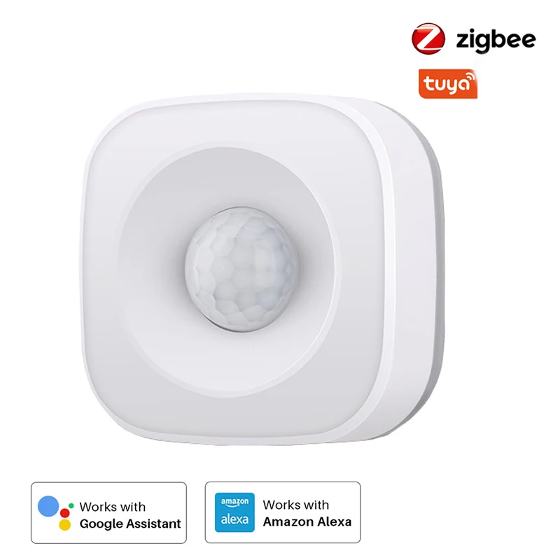 

Датчик движения Tuya Zigbee 3,0, датчик движения человеческого тела, смарт-управление через Zigbee 3,0, шлюз, работа с Alexa Google Home