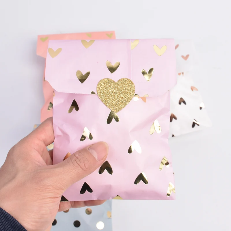 12 шт./компл. бумажный пакет для детей день рождения конфетница Пастельная детская