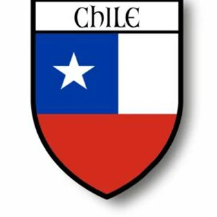 

Sticker Car Motorbike Coat of Arms City Flag Chili Chilean