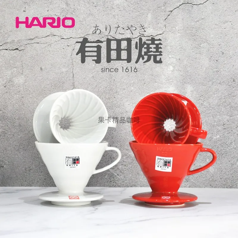 Чашка для капельного фильтра HARIO керамическая чаша ручной работы кофе Arita V60