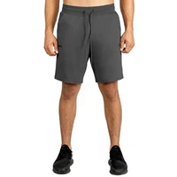 gray running sport shorts men gym fitness workout bermuda male jogging training cotton short pants summer knee length sweatpants