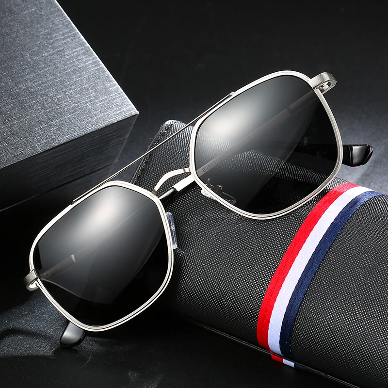

Men's Polarized Aluminum Sunglasses Men Driver Pilot Shades Male Square Vintage Sun Glasses Men Sun Glasses Oculos Masculinos