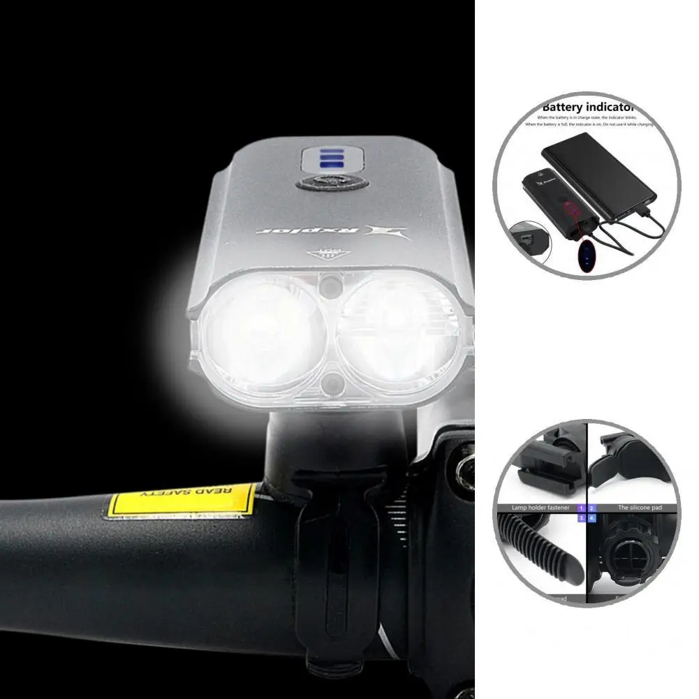 

Easy to Install Bike Parts Portable Quick Release Bicycle Flashlight for Riding