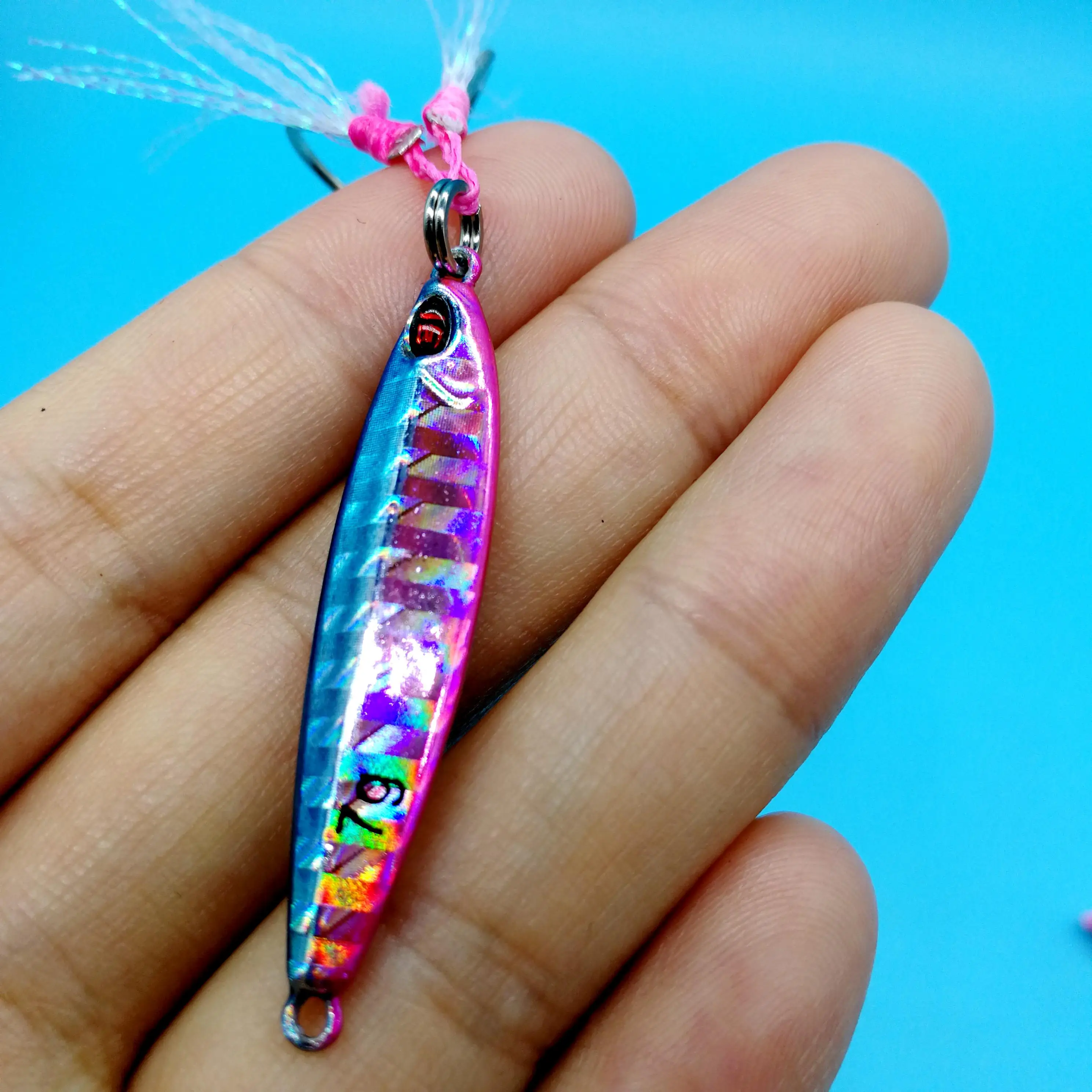 HOOFISH 10 шт./лот микро крючковый лов Металическая дергающаяся приманка жесткая