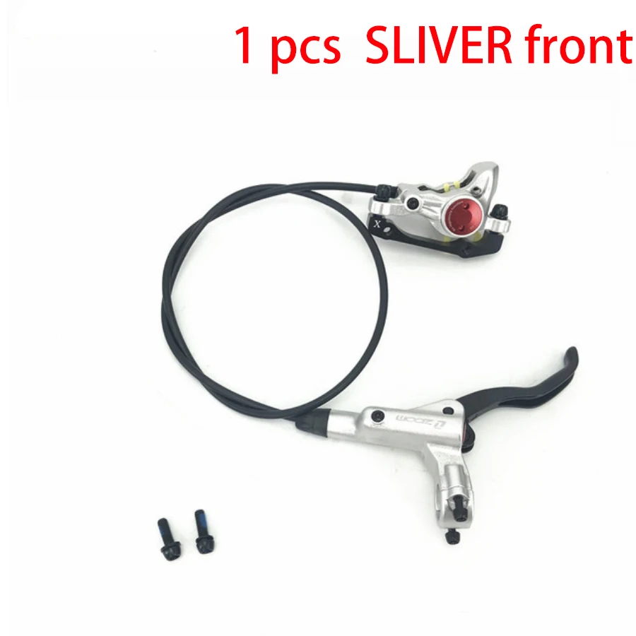Silver front 1 pcs Зум HB-875 горный велосипед гидравлический дисковый Тормозной Суппорт тормозной механизм горного велосипеда набор зажимов лучше, чем M315 M395 M447 W/n G3/HS1 ротор - Цвет: Silver front 1 pcs