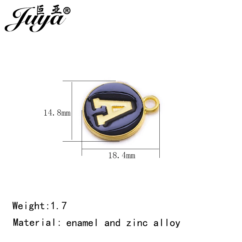 

15PCS 26 Letters Alphabet Enamel Charms For Jewelry Making DIY Pendant Necklace Bracelet Accessories Handmade jewellery Findings