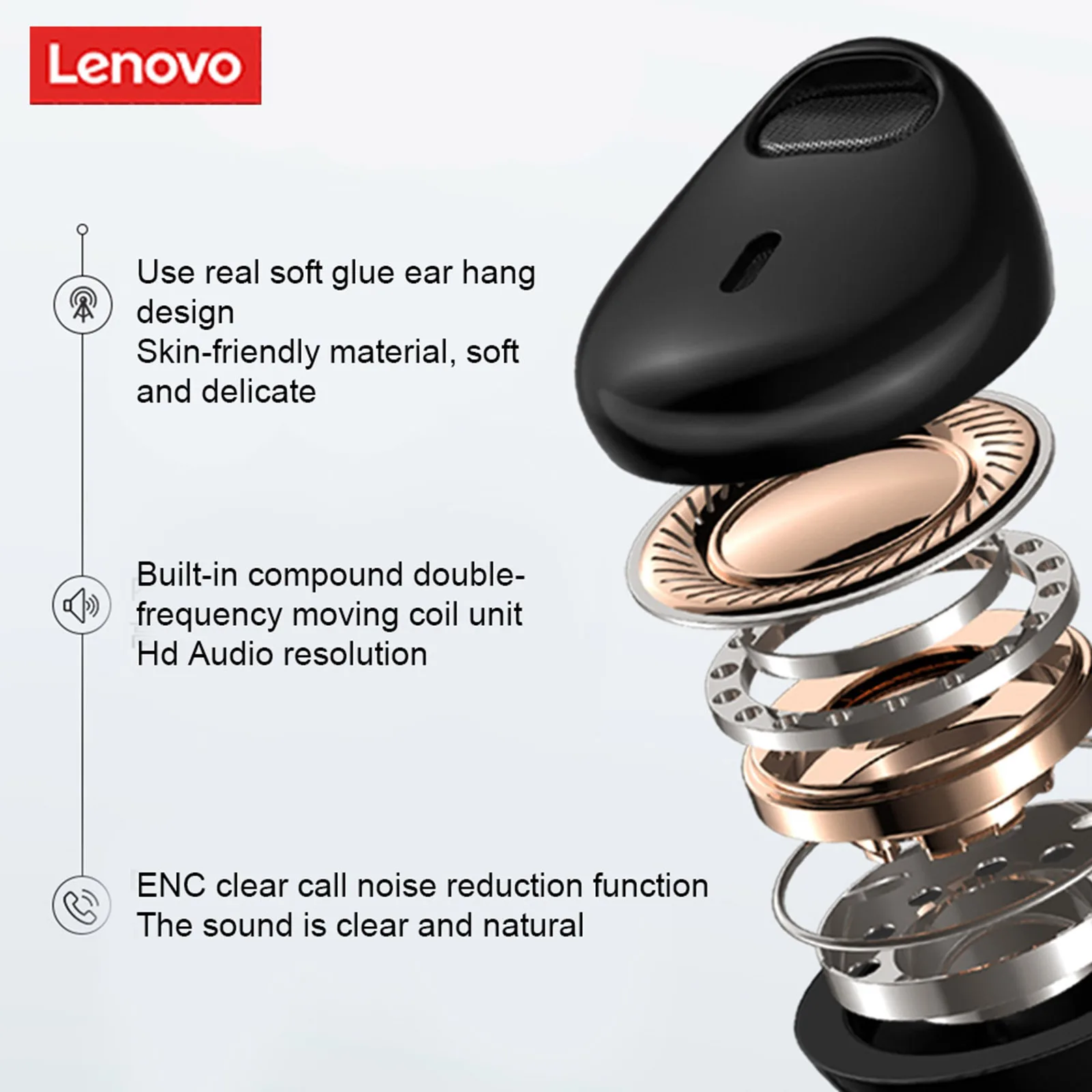 Оригинальные беспроводные наушники Lenovo TW16 Bluetooth 5 0 наушники-вкладыши с