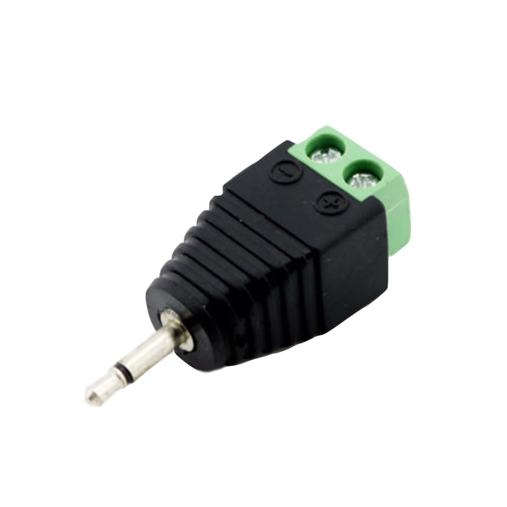 20pcs 2.5mm Mono TS Male Plug To AV Screw Video Balun Terminal Adapter Connector | Электроника