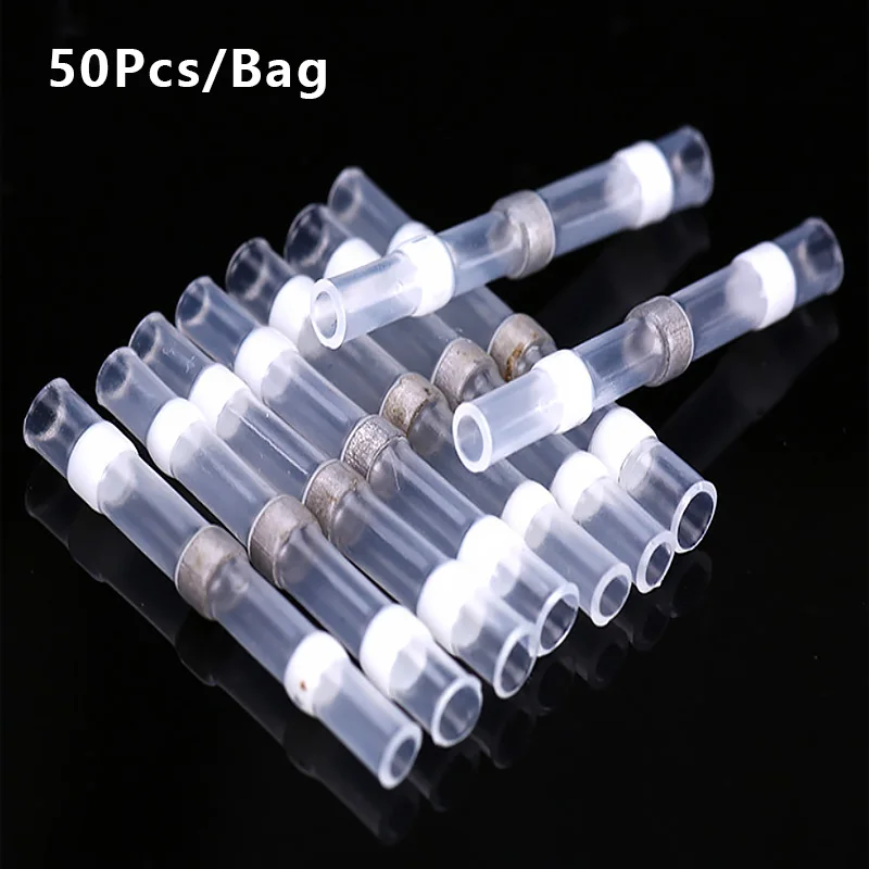 50 шт. практичный Быстрый терм усадочная припоя рукав разъем провода
