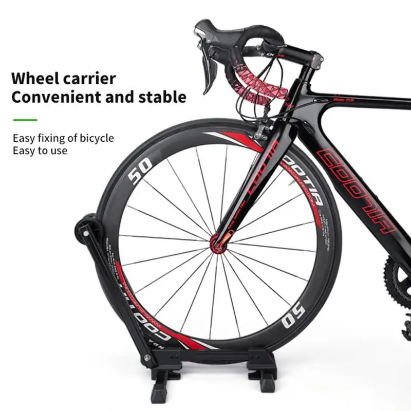 

Bicycle Stand Bicycle Insert Parking Rack Portable Twin Bar Mountain Bike Support Rack Display Rack Road Bike Cycling Supplies