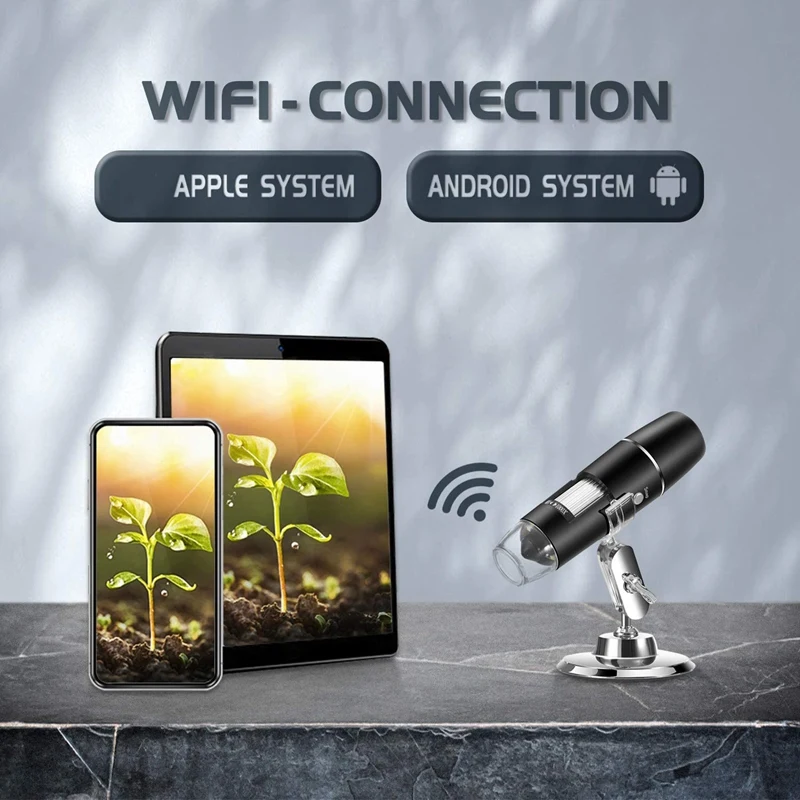 Беспроводной Цифровой Микроскоп 1080P Ручной портативный Wi-Fi USB микроскоп камера
