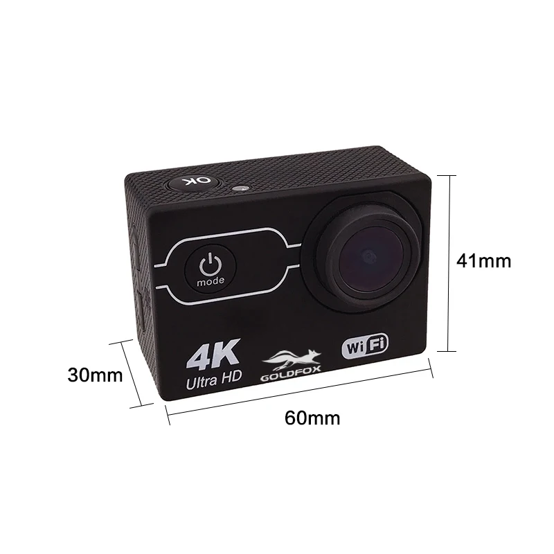 4K Экшн камера Ultra HD WiFi 16MP 2 0 дюймов Спортивная Go Водонепроницаемая