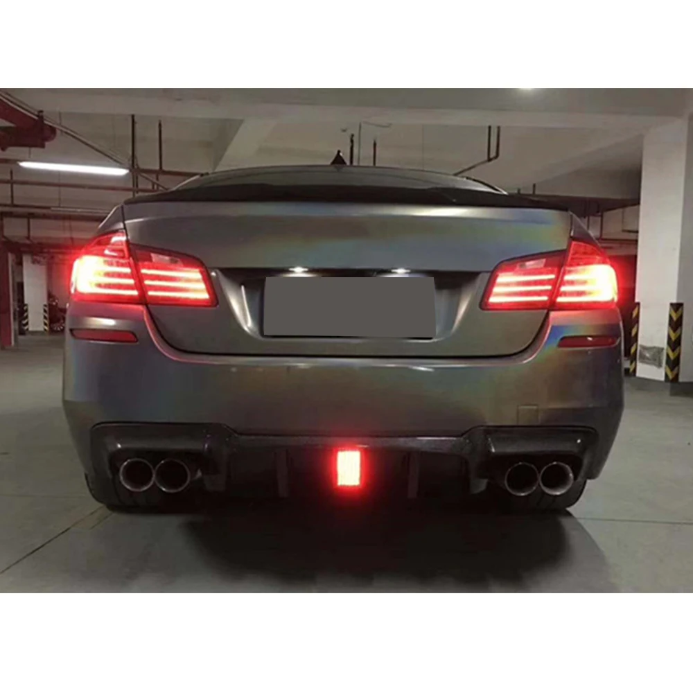 Рассеиватель заднего бампера для BMW F10 M-Sport M-Tech светодиодный светильник Кой из