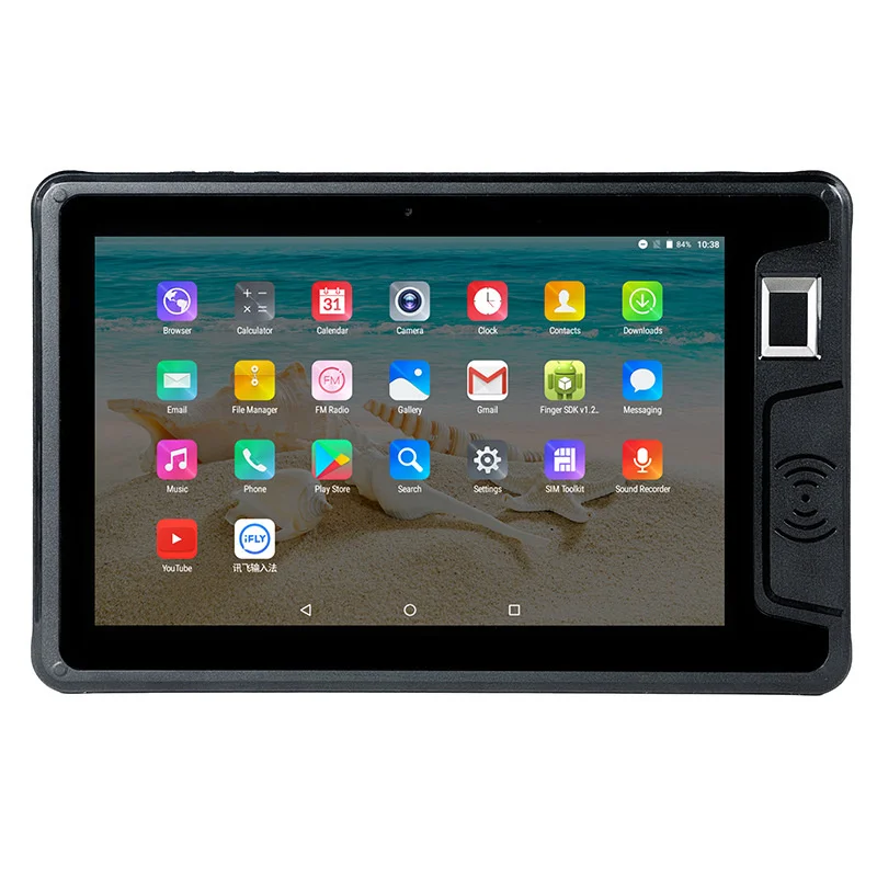 

10.1-inch three prevention tablet ID card collection NFC fingerprint unlocking RFID CN(Origin) New Best Time limited