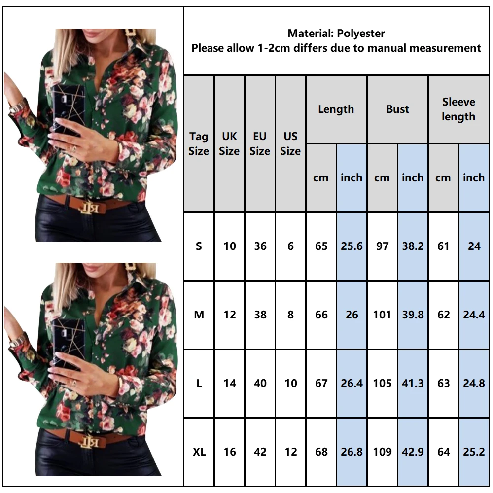 Винтаж рубашки блузка Для женщин 2020 Цветочный принт блузки отложной воротник в