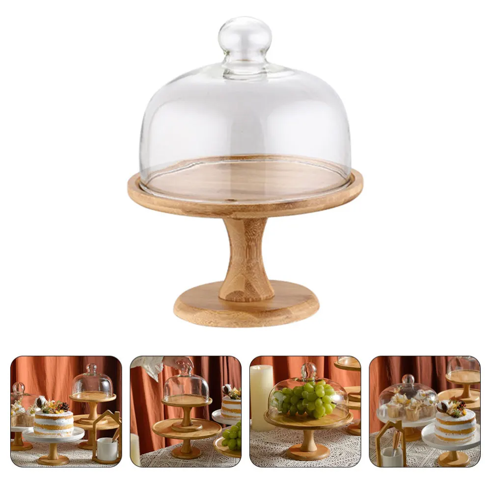 

1 Set of Wedding Cake Stand Dessert Display Rack Pastry Tray Ornament (Khaki)