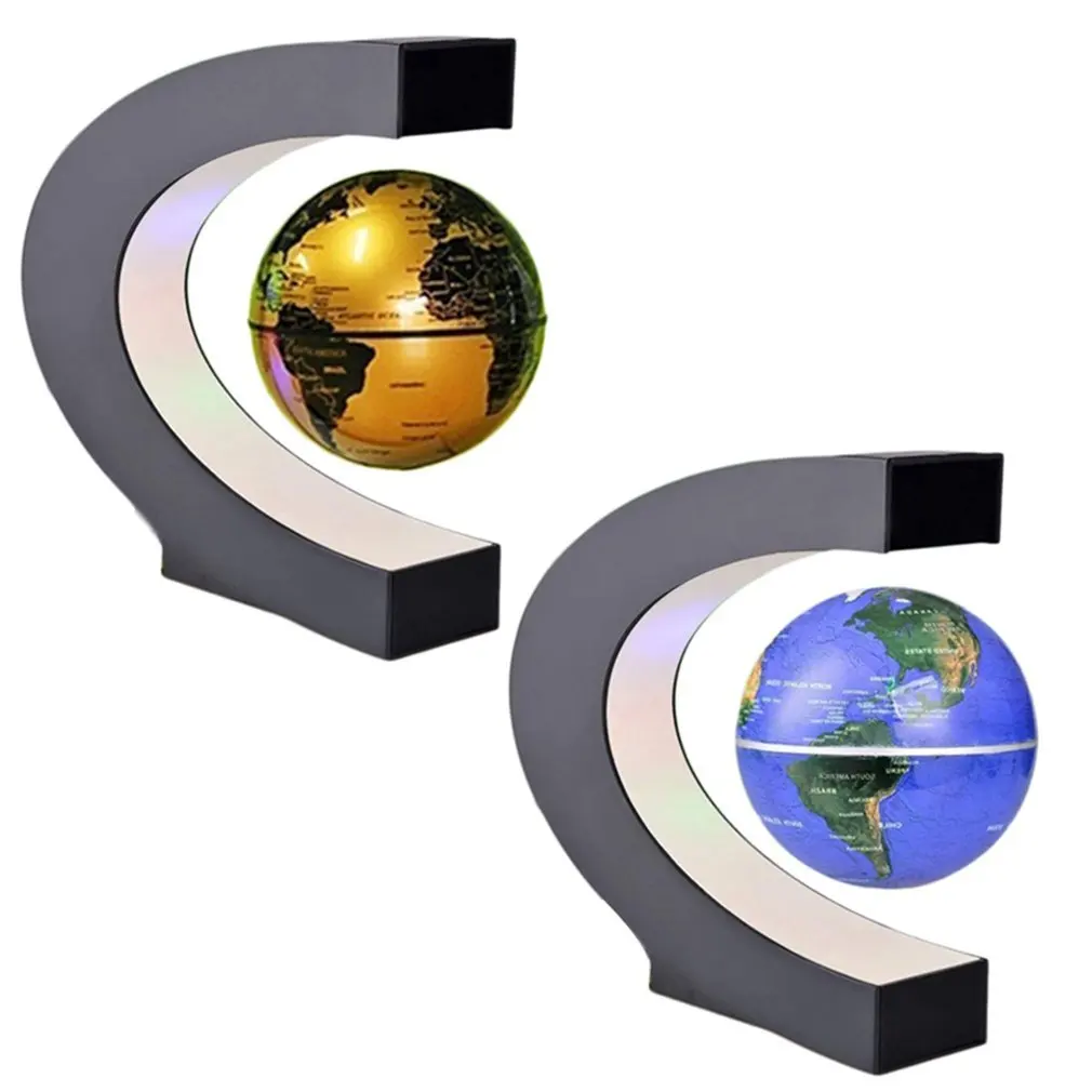 

1PC LED World Map Magnetic Levitation Floating Globe Home Electronic Antigravity Lamp Novelty Ball Light Birthday Decoration