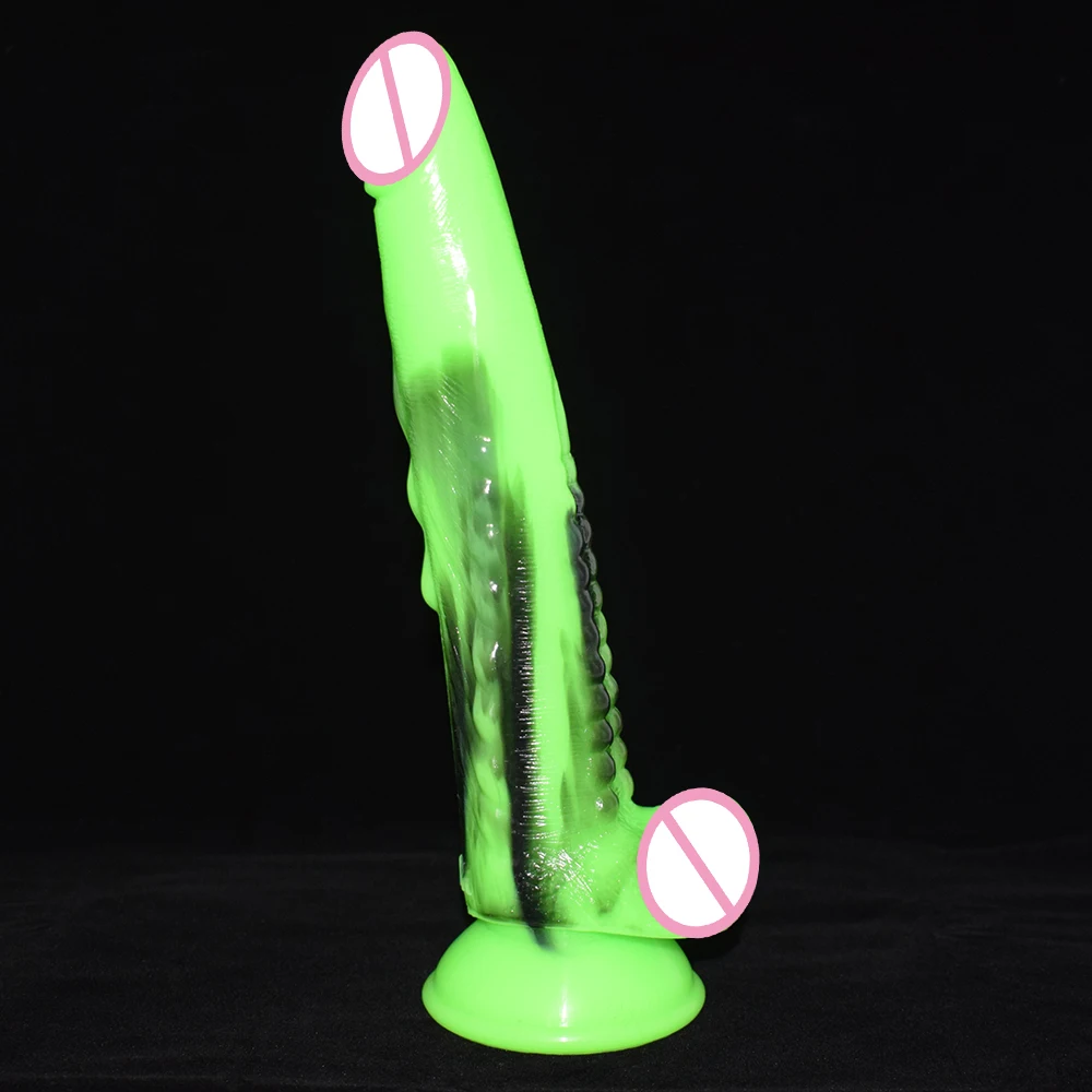 Фаллоимитатор с длинными острыми животными 10 дюймовые силиконовые Анальные