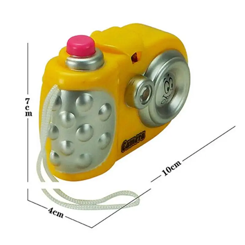 Мультяшная мини блестящая проекционная камера Забавный животный узор