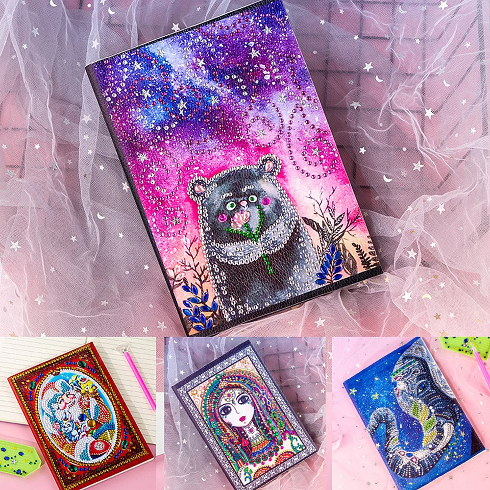 5D DIY Алмазная картина специальной формы для ноутбука 50 страниц альбом рисования