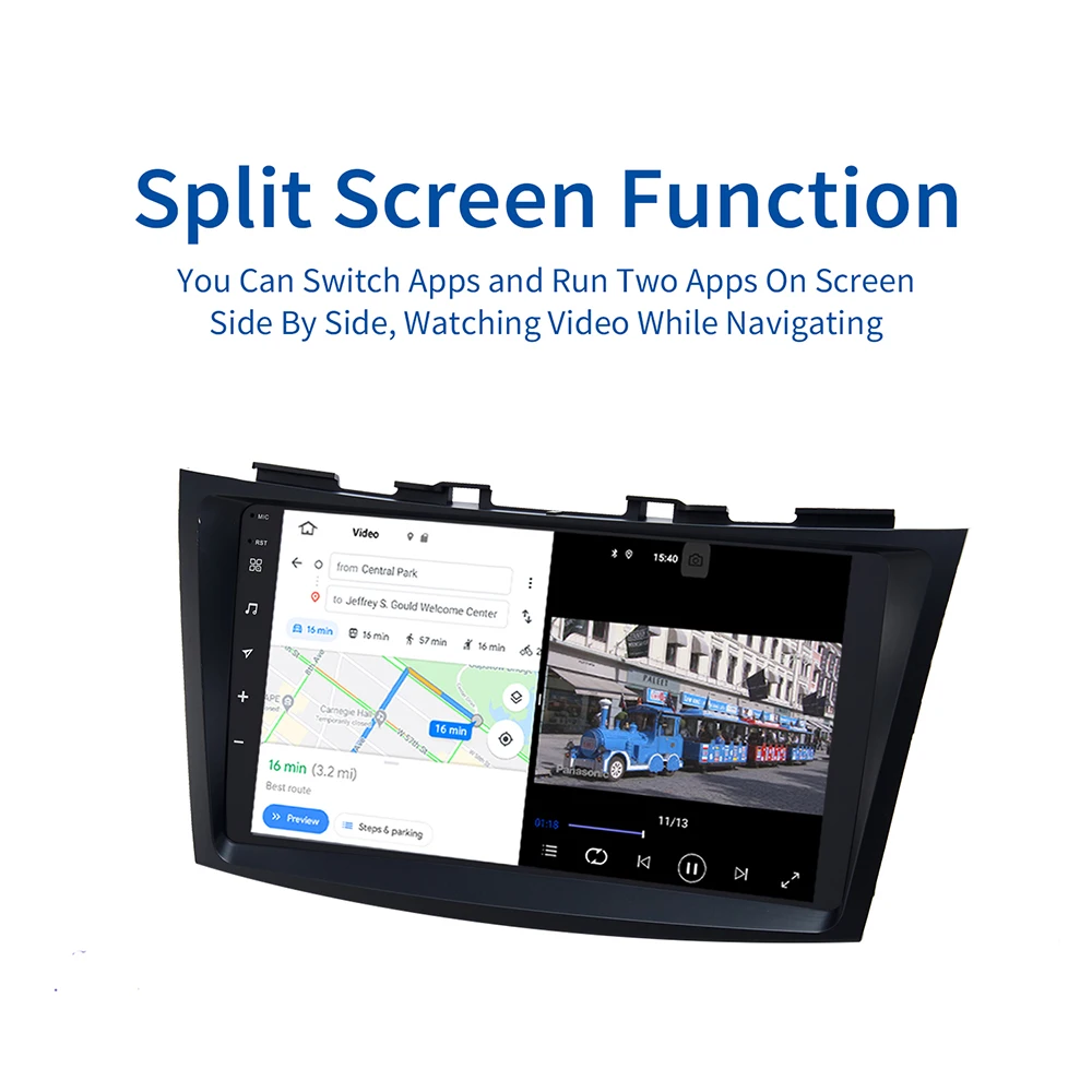 Автомобильный мультимедийный плеер Dasaita Android 10 для Suzuki Swift/Ertiga GPS 2011 2012 2013 2014 2015 с 8