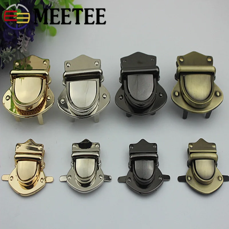 Meetee 2/5 шт. 29X3 9 мм/57x40 мм металлический замок зеркальная застежка сделай сам