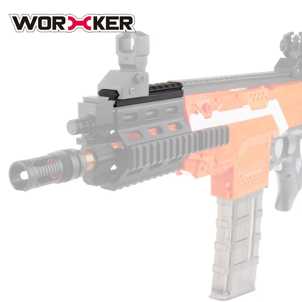 Мод WOERKER верхняя часть Пикатинни разной длины для пистолета Nerf детали ружья Blaster