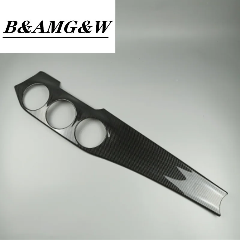 Карбоновая отделка панели приборов центральной консоли в цвете карбонового волокна для Mercedes Benz GLA X156 CLA C117 LHD 2013-2018 годов выпуска.