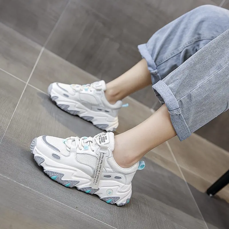 

New style fashion sports shoes inner height increase shoes women casual shoes women boots women high heel boots platform shoes