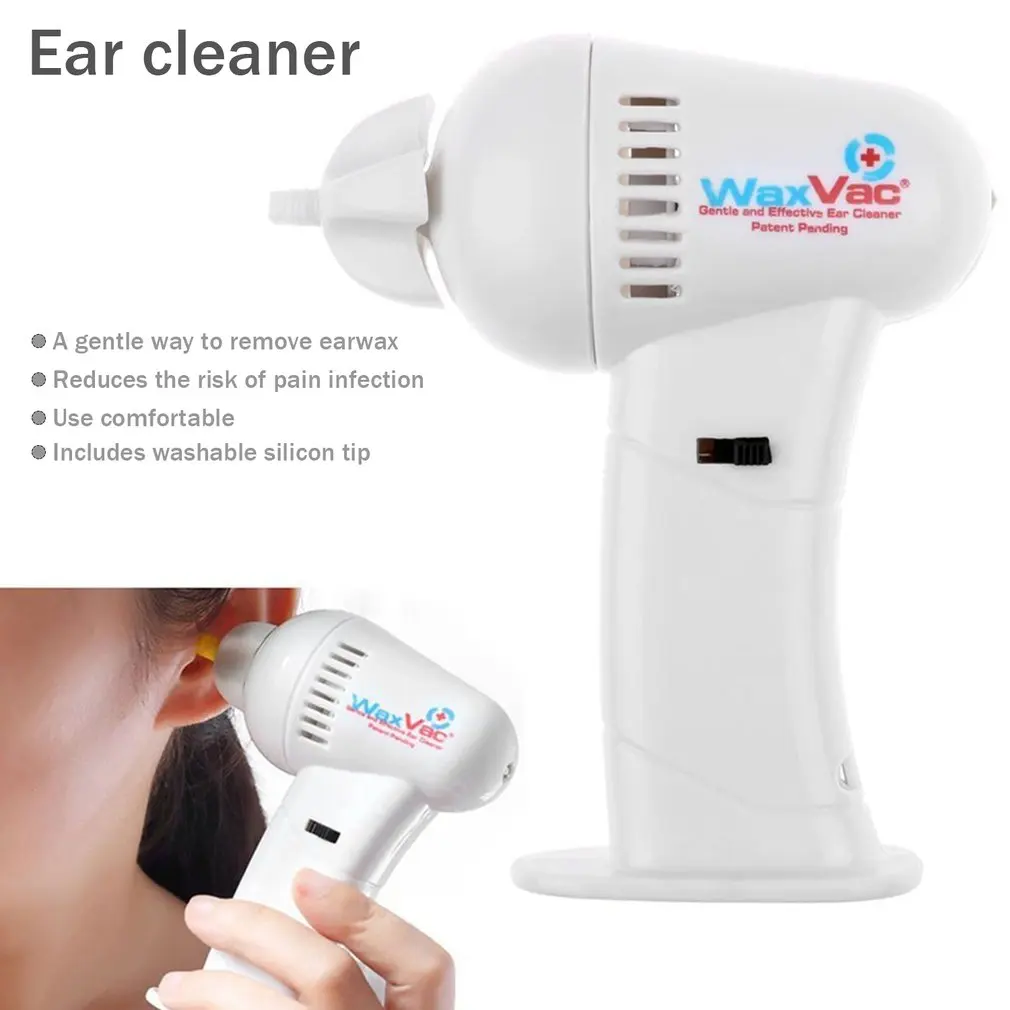 

Electric Cordless Safe Vibration Painless Vacuum Ear Wax Pick Cleaner Remover Spiral Ear-Cleaning Device Dig Wax Earpick