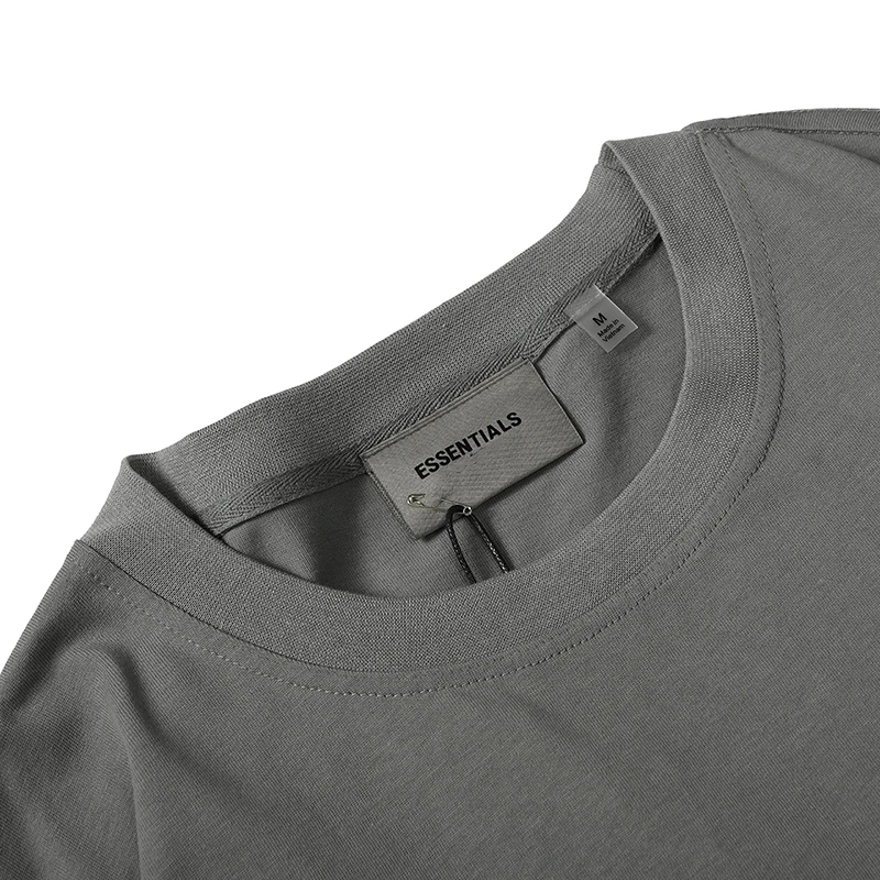 

2021ss New Short Sleeve Tshirt 100% 1:1 Best Quality Fog Essentials T-shirt Kanye West Shirt Jerry Loose Lorenzo Ovesized Tee