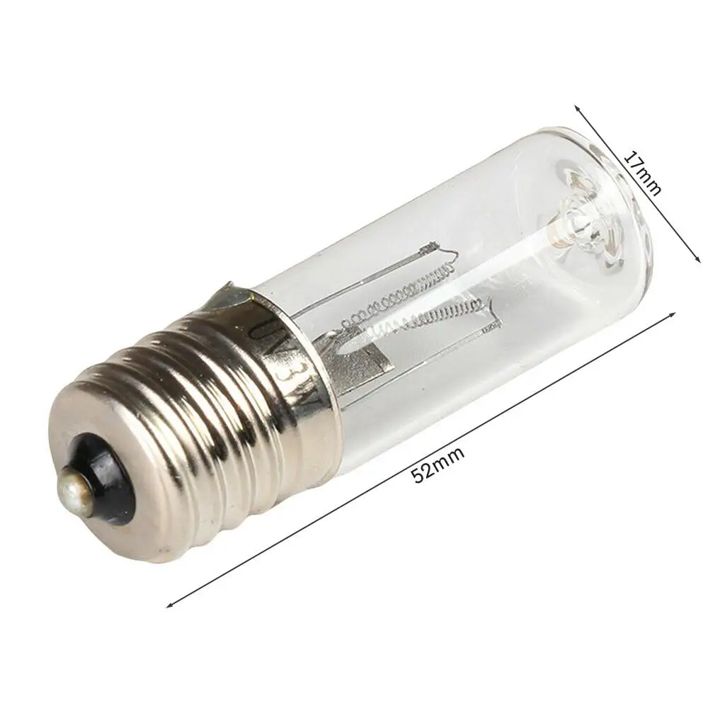 

UV Disinfection Bulb 3W 10V Germicidal Disinfection Lamp UVC Health Tube Portable UVC Sterilization Light Mask E17