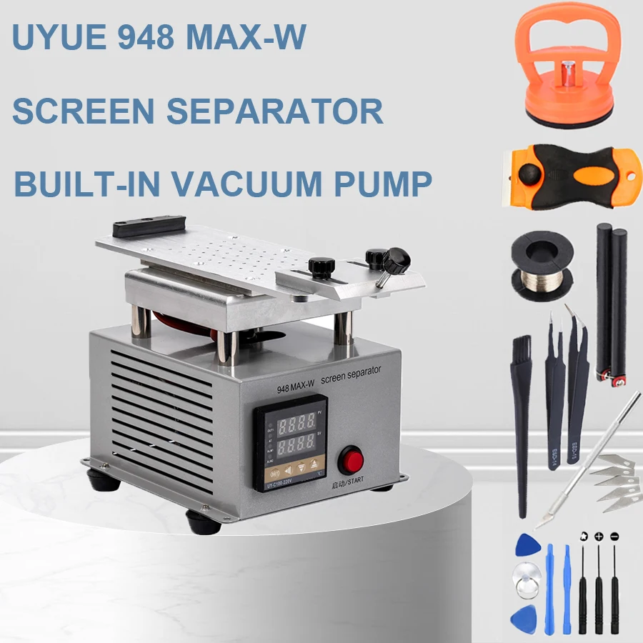 Сменный сенсорный ЖК экран UYUE 948 сепаратор для экрана с быстрым нагревом