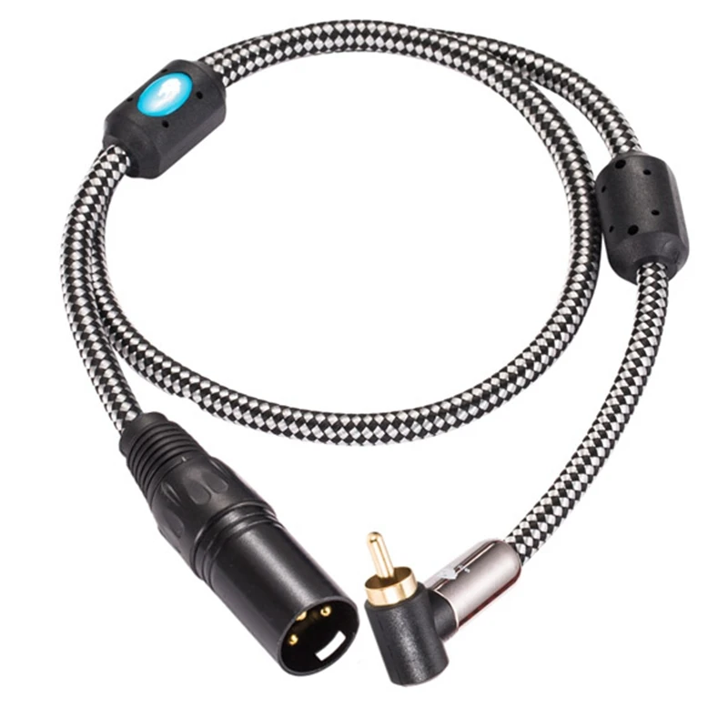 Аудиокабель Hifi с RCA на XLR 3-контактный для акустического усилителя звуковая