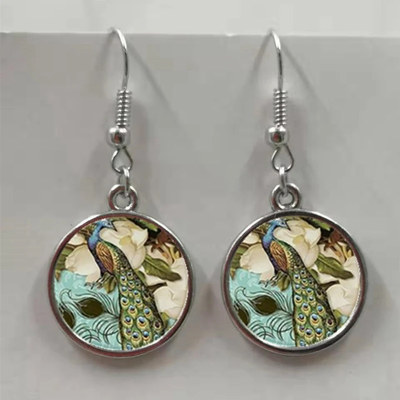 Женские винтажные серьги гвоздики в виде птиц|Серьги-гвоздики| |